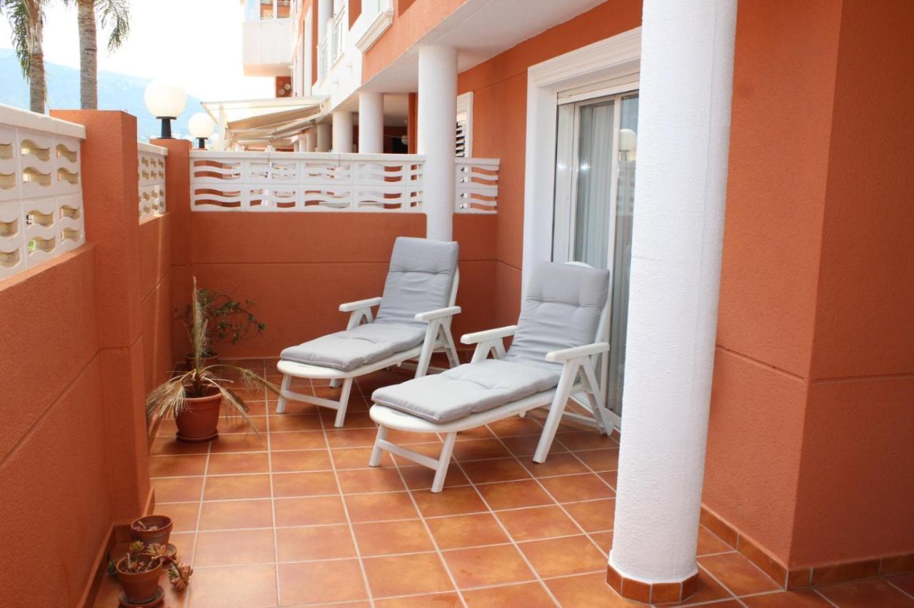 Apto. Con Gran Terraza Y Acceso Directo A Piscina. เดเนีย ภายนอก รูปภาพ